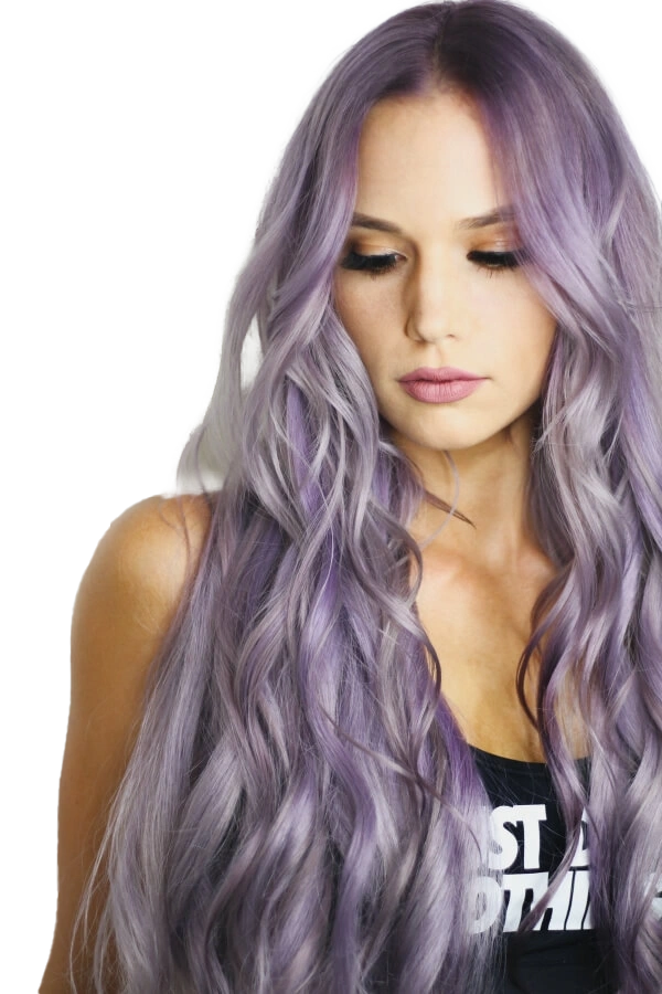 Total Look Purple Hair Treatment Girl